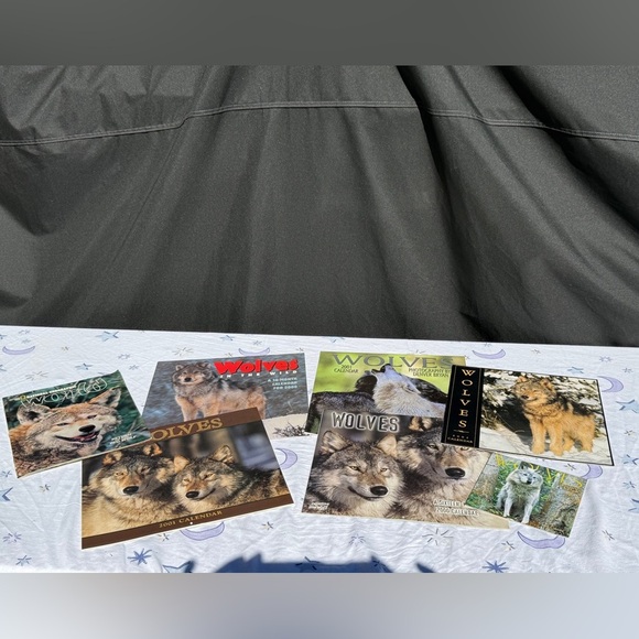 2000 & 2001 Wolves Themed Calendars & National Geographic Magazine - Picture 1 of 14